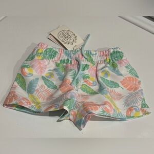 NWT The Beaufort Bonnet Company Tortola Swim Trunks Happy in Harbor Island 6-12